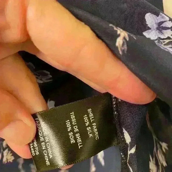 Rebecca Taylor Francine Floral Print Silk Top - Picture 6 of 9